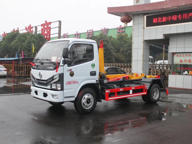 東風多利卡    7噸   車廂可卸式垃圾車